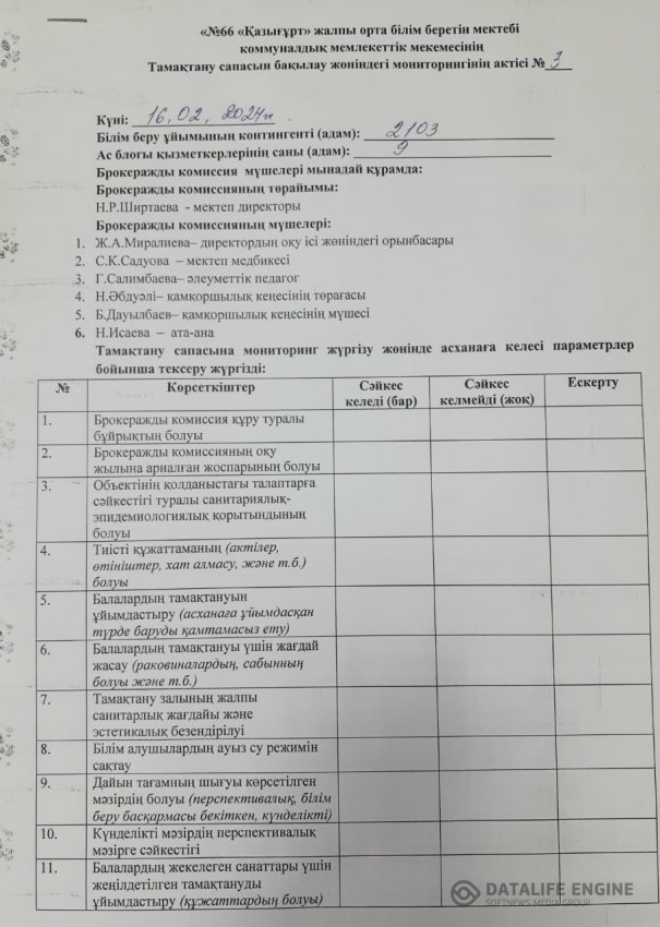 Сапалық мониторинг
